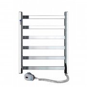 Електричний полотенцесушитель Navin Авангард правий 480х600 з терморегулятором нержавіюча сталь 10-028051-4860