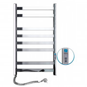 Электрический полотенцесушитель Navin Авангард левый 480х800 digital таймер нержавеющая сталь 10-028152-4880