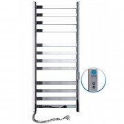 Электрический полотенцесушитель Navin Авангард левый 480х1200 digital таймер нержавеющая сталь 10-028152-4812