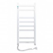 Электрический полотенцесушитель Navin Авангард левый 360х800 углеродистая сталь белый 12-028150-3680
