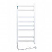 Електричний полотенцесушитель Navin Авангард лівий 360х800 вуглецева сталь білий 12-028150-3680