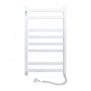 Электрический полотенцесушитель Navin Авангард правый 480х800  углеродистая сталь белый 12-028050-4880