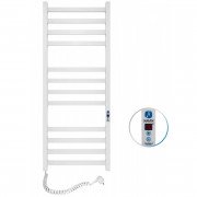 Электрический полотенцесушитель Navin Авангард левый 480х1200 digital таймер углеродистая сталь белый 12-028152-4812