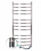 Электрический полотенцесушитель Navin Камелия правый 480х1200 с терморегулятором нержавеющая сталь 10-007021-4812