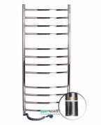 Електричний полотенцесушитель Navin Камелія лівий 480х1200 з терморегулятором нержавіюча сталь 10-007121-4812