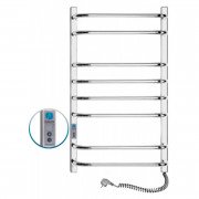 Електричний полотенцесушитель Navin Симфонія Квадро правий 480х800 digital таймер нержавіюча сталь 10-009052-4880