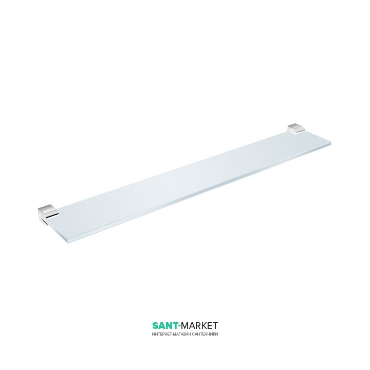 Полочка для ванной Jika Cubito Pure 57 см стекло/хром H3853B20040001