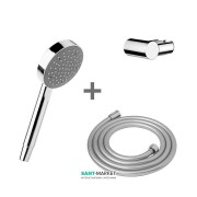 Душевой набор Jika Mio с держателем и шлангом хром H3607100040201