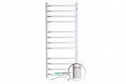 Электрический полотенцесушитель Navin Блюз 480х1200 левый с терморегулятором углеродистая сталь белый 12-006131-4812