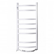 Электрический полотенцесушитель Navin Камелия правый 360х800 углеродистая сталь белый 12-007030-3680