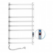 Электрический полотенцесушитель Navin Симфония Квадро левый 480х800 digital таймер углеродистая сталь белый 12-009152-4880