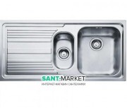 Мойка для кухни Franke Logica line LLL 651 врезная чаша справа нержавеющая сталь декор 101.0381.836