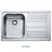 Мойка для кухни Franke Logica Line LLX 611-79 врезная чаша слева нержавеющая сталь полированная 101.0381.808