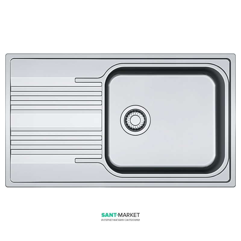 Мойка для кухни Franke Smart SRX 611-86 XL врезная оборотная нержавеющая сталь полированная 101.0456.705