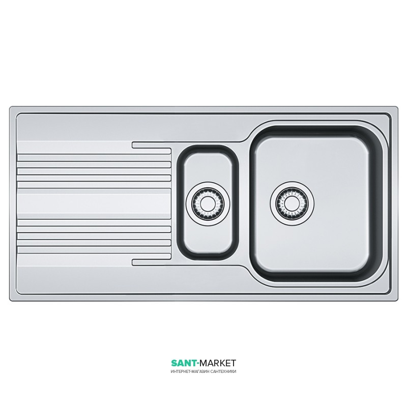 Мойка для кухни Franke Smart SRX 651 врезная оборотная нержавеющая сталь полированная 101.0368.322