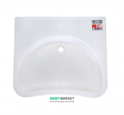 Раковина медицинская Jika Mio 64х55 см без отверстия под смеситель H8137140001091