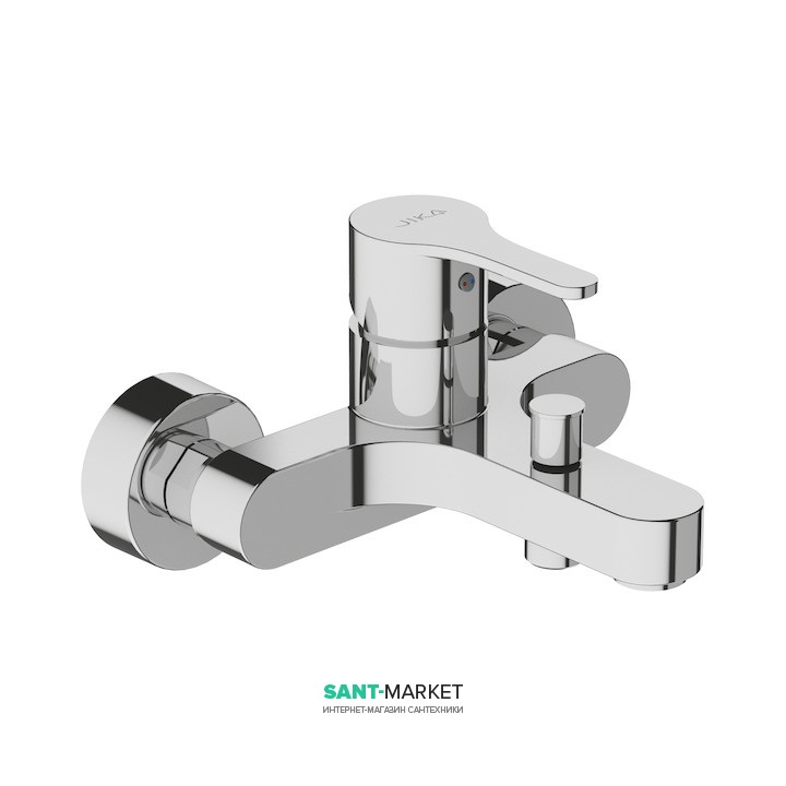 Смеситель для ванной Jika Mio-N однорычажный хром H3211V70044001