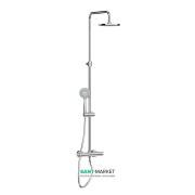 Душевая система Jika Mio с термостатом верхним и ручным душем хром H3337170045711