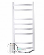 Електричний полотенцесушитель Navin Камелія правий 360х800 з терморегулятором вуглецева сталь білий 12-007031-3680