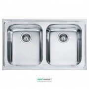 Мийка для кухні Franke Logica Line LLX 620-79 врізна подвійна нержавіюча сталь полірована 101.0381.838
