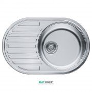 Мойка для кухни Franke Pamira PMN 611i врезная оборотная нержавеющая сталь декор 101.0255.793