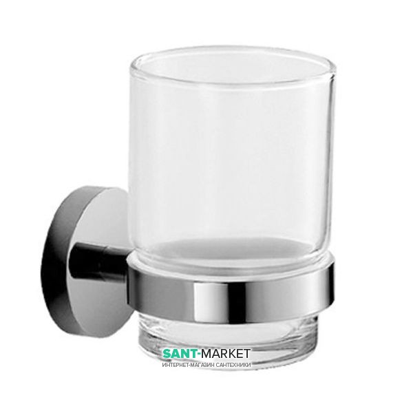 Cтакан для зубних щіток Jika Mio з власником хром H3847430040001