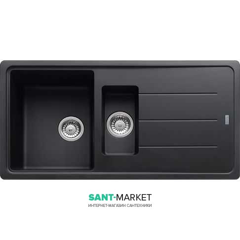 Мойка для кухни Franke Basis BFG 651 врезная оборотная Fragranite графит 114.0204.998