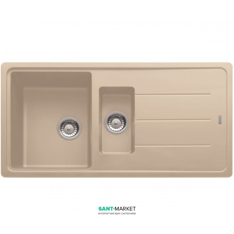 Мойка для кухни Franke Basis BFG 651 врезная оборотная Fragranite бежевый 114.0204.999