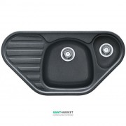 Мойка для кухни Franke Calypso COG 651- Е угловая Fragranite графит металлик 114.0010.356