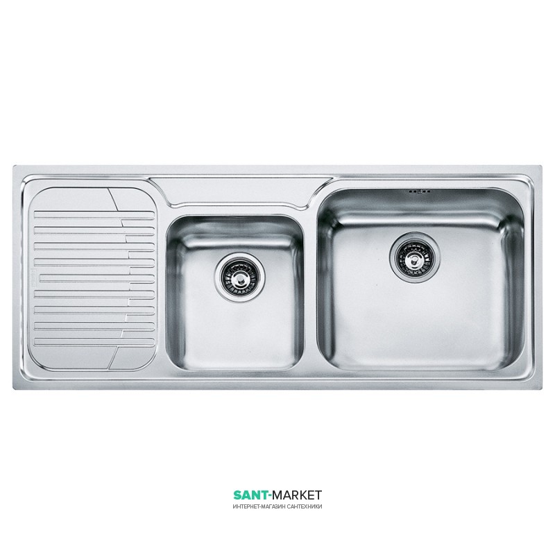 Мойка для кухни Franke Galassia GAX 621 врезная чаши справа нержавеющая сталь полированная 85840847