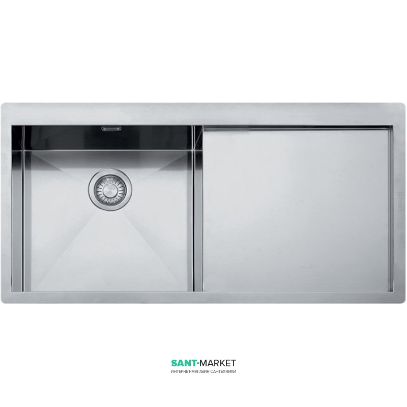 Мойка для кухни Franke Planar PPX 211 TL врезная чаша слева нержавеющая сталь полированная 127.0203.464