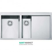 Мийка для кухні Franke Planar PPX 251 TL врізна чаші зліва нержавіюча сталь полірована 127.0203.467