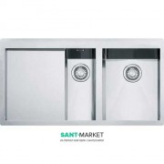 Мийка для кухні Franke Planar PPX 251 TL врізна чаші справа нержавіюча сталь полірована 127.0203.468