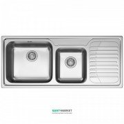 Мойка для кухни Franke Galassia GAX 621 врезная чаши слева нержавеющая сталь полированная 85840842