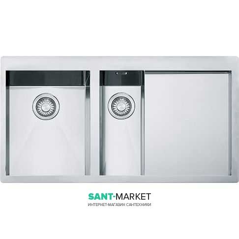 Мийка для кухні Franke Planar PPX 251 TL врізна чаші зліва нержавіюча сталь полірована 127.0203.467