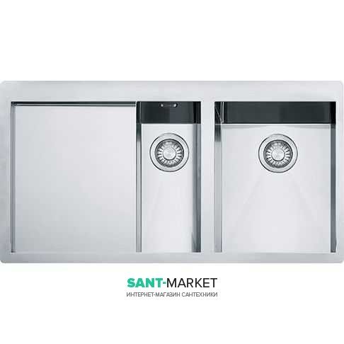 Мойка для кухни Franke Planar PPX 251 TL врезная чаши справа нержавеющая сталь полированная 127.0203.468