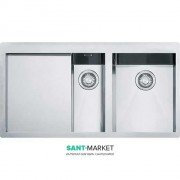 Мойка для кухни Franke Planar PPX 251 TL врезная чаши справа нержавеющая сталь полированная 127.0203.468