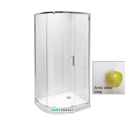 Душевая кабина Jika Tigo 98х78 см профиль хром стекло Arctic H2512110026661