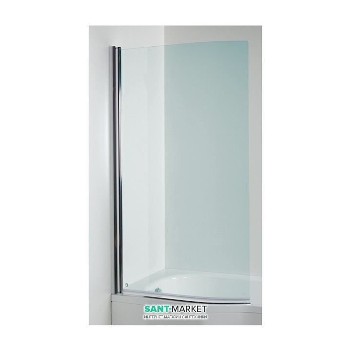Шторка для ванної Jika Tigo 80х150 см вигнута скляна ліва H2562110026681