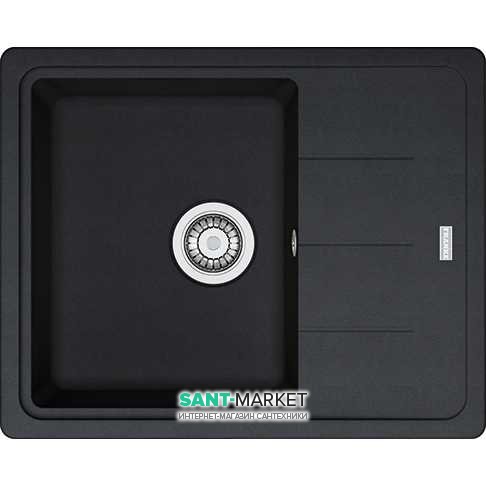 Мойка для кухни Franke Basis BFG 611-62 врезная оборотная Fragranite оникс 114.0272.580