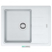 Мийка для кухні Franke Basis BFG 611-62 врізна зворотний Fragranite білий 114.0272.599