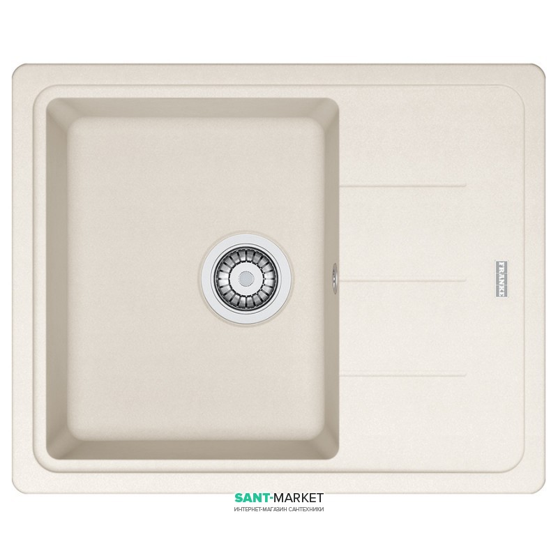 Мойка для кухни Franke Basis BFG 611-62 врезная оборотная Fragranite ваниль 114.0285.249