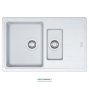 Мийка для кухні Franke Basis BFG 651-78 врізна зворотний Fragranite білий 114.0272.602