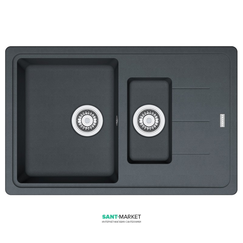 Мийка для кухні Franke Basis BFG 651-78 врізна зворотний Fragranite графіт 114.0272.605