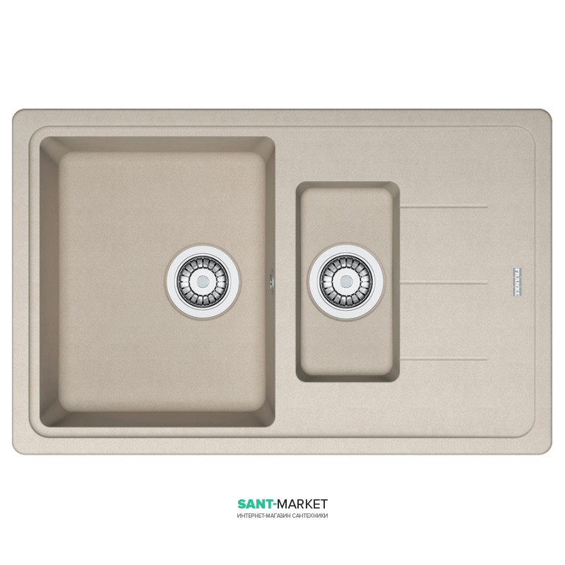 Мойка для кухни Franke Basis BFG 651-78 врезная оборотная Fragranite сахара 114.0272.634