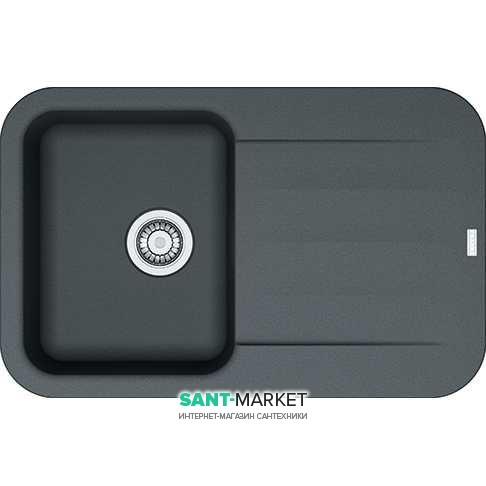 Мийка для кухні Franke Pebel PBG 611-78 врізна зворотний Fragranite графіт 114.0258.045