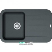 Мойка для кухни Franke Pebel PBG 611-78 врезная оборотная Fragranite графит 114.0258.045