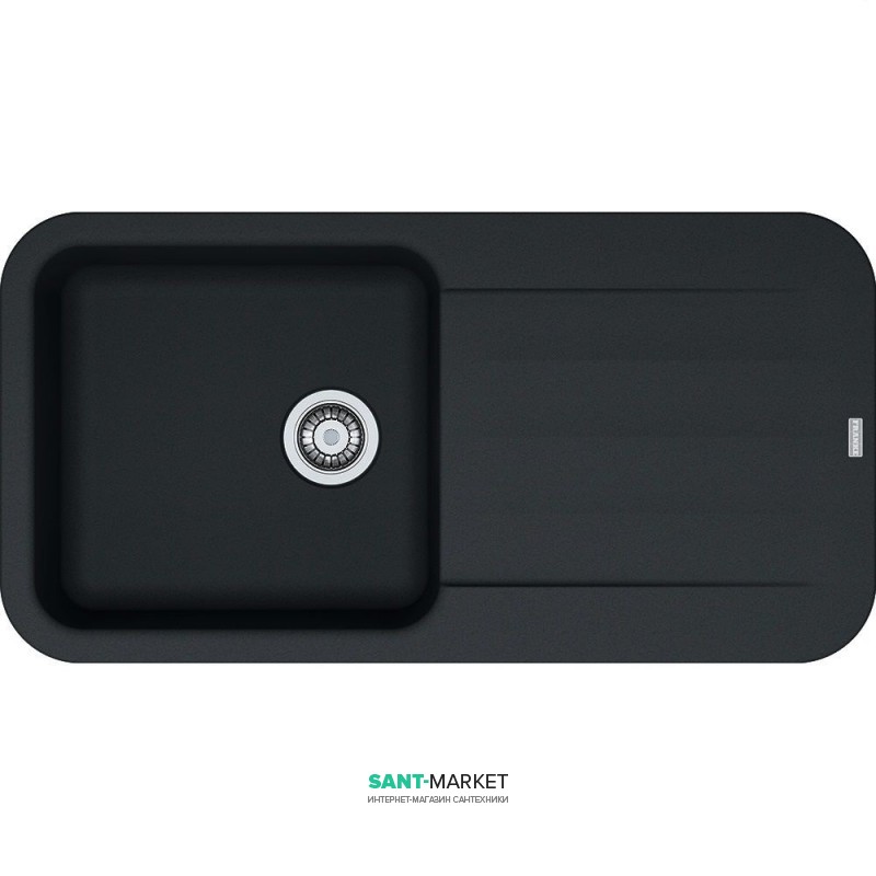 Мийка для кухні Franke Pebel PBG 611-97 врізна зворотний Fragranite онікс 114.0258.074