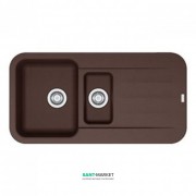 Мийка для кухні Franke Pebel PBG 651 врізна зворотний Fragranite шоколад 114.0258.078