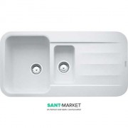 Мойка для кухни Franke Pebel PBG 651 врезная оборотная Fragranite белый 114.0258.093